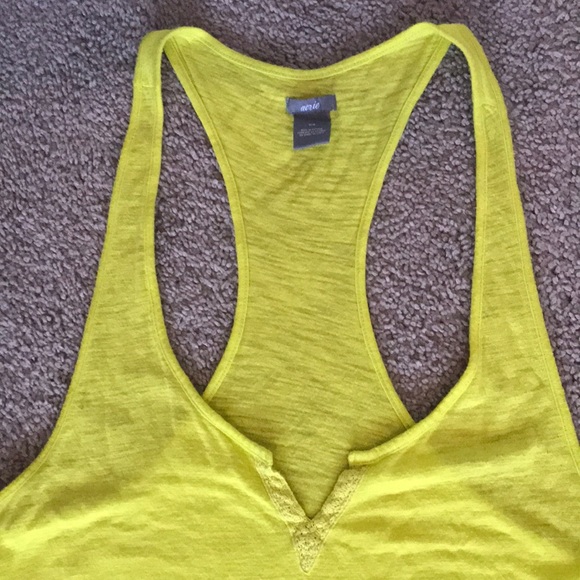 Neon green/yellow Aerie tank top - Picture 3 of 4